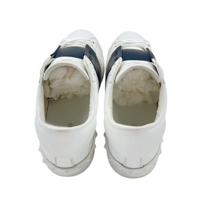 Valentino Garavani Open Sneakers (White Navy)