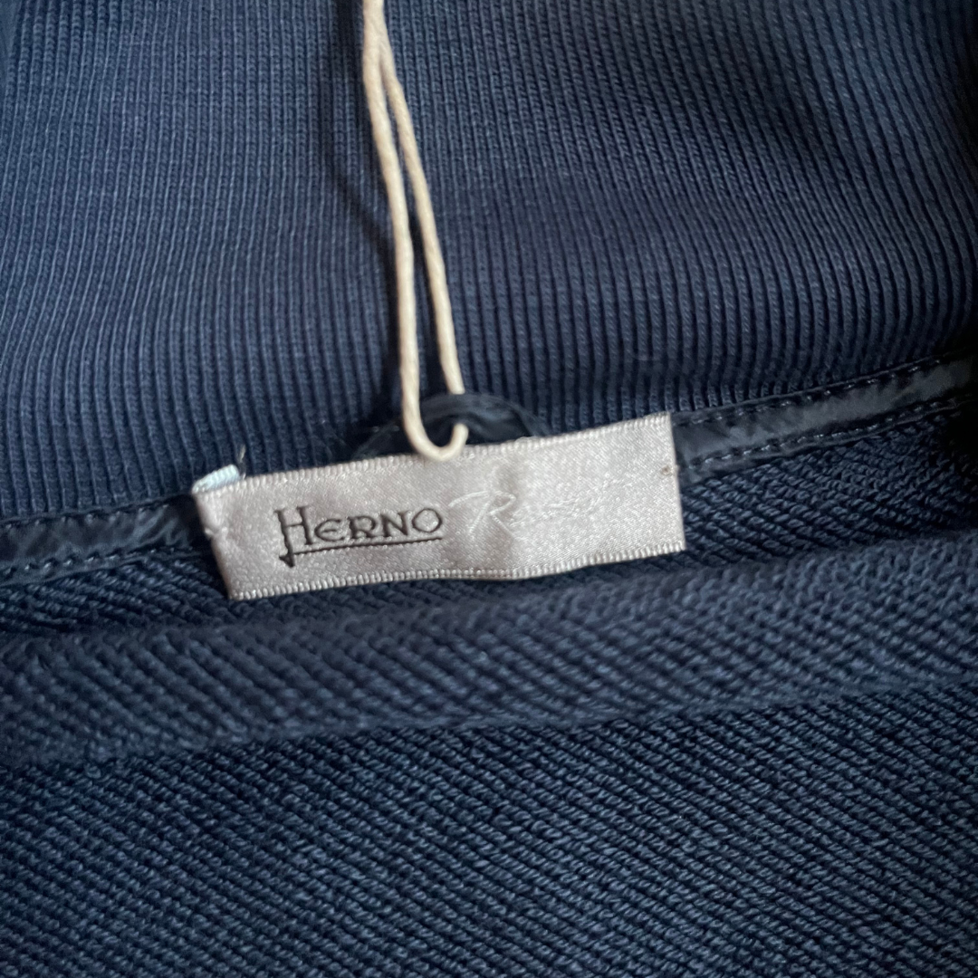 Herno Down Cardigan Jacket (Navy) (New)