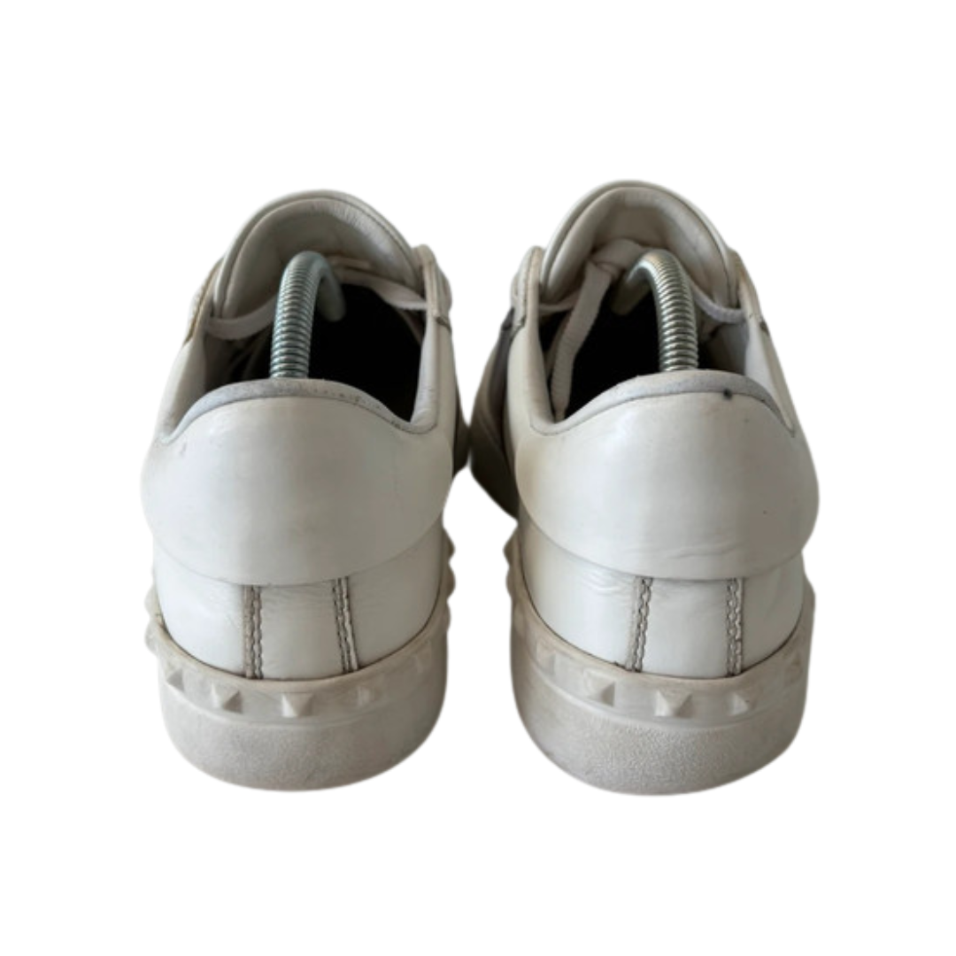 Valentino Garavani Open Sneakers (White Burgundy)