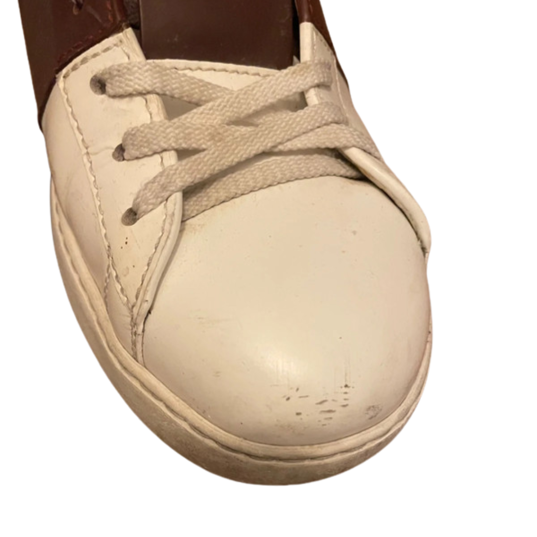 Valentino Garavani Open Sneakers (White Burgundy)