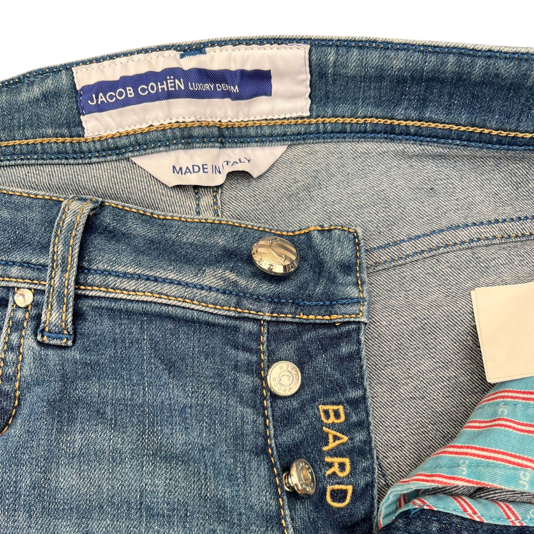 Jacob Cohën Bard Slim fit Jeans (Navy Blue)