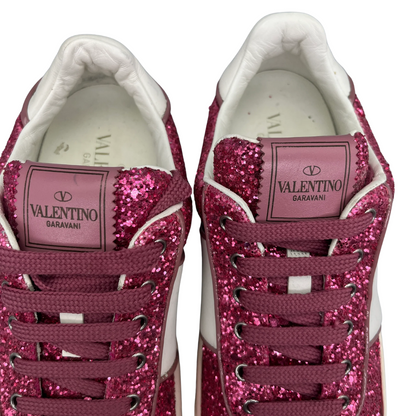 Valentino Garavani Flycrew Sneakers (Pink) (Womens)