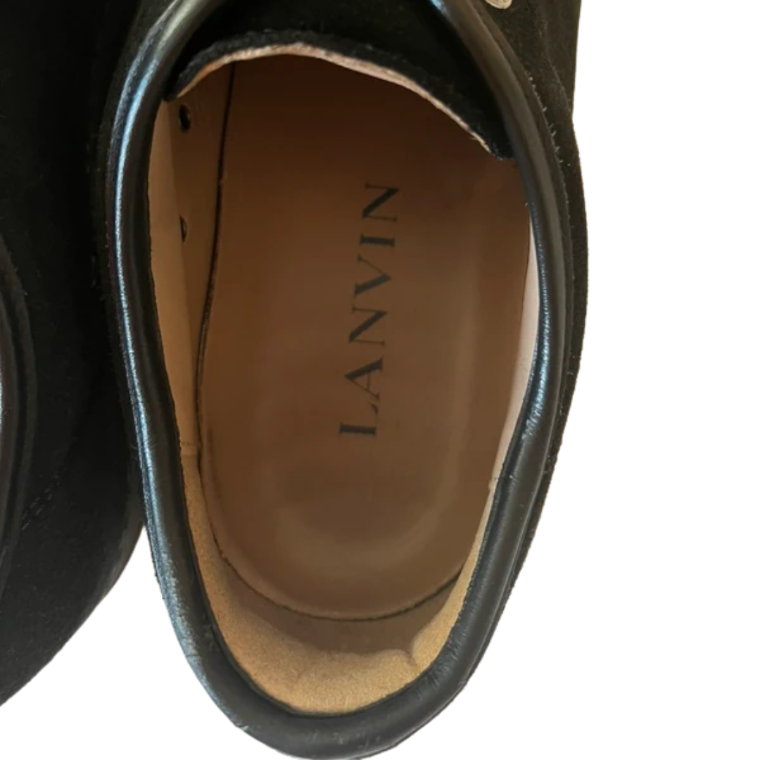 Lanvin Cap Toe Sneakers (Black)