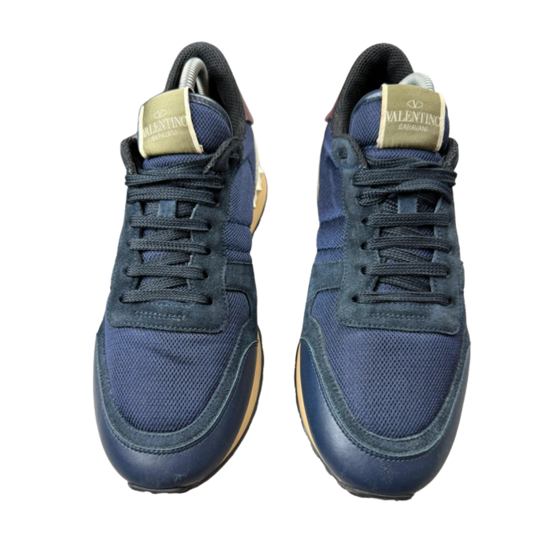 Valentino Garavani Rockrunner Sneakers (Navy)