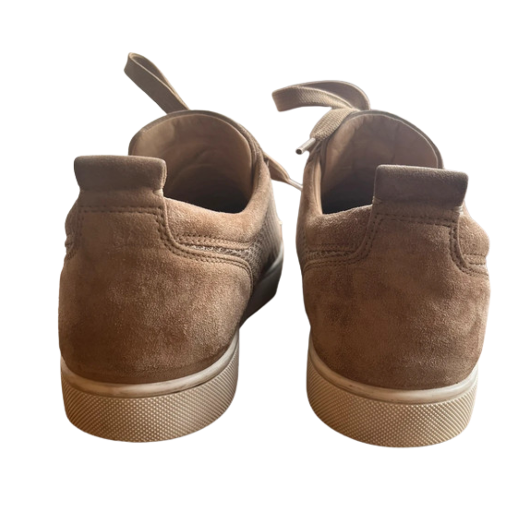 Christian Louboutin Louis Junior Spike Sneakers (Beige)