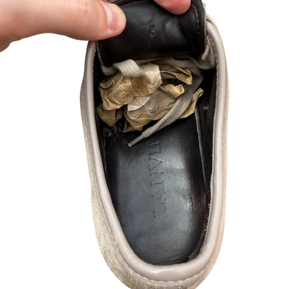 Lanvin Cap Toe Sneakers (Beige)