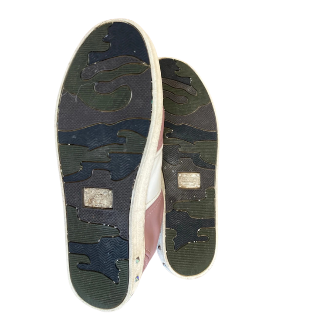 Valentino Garavani Flycrew Sneakers (Pink) (Womens)
