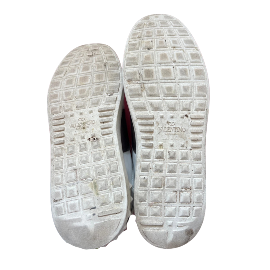 Valentino Garavani Open Sneakers (Patent Pink) (Women's)