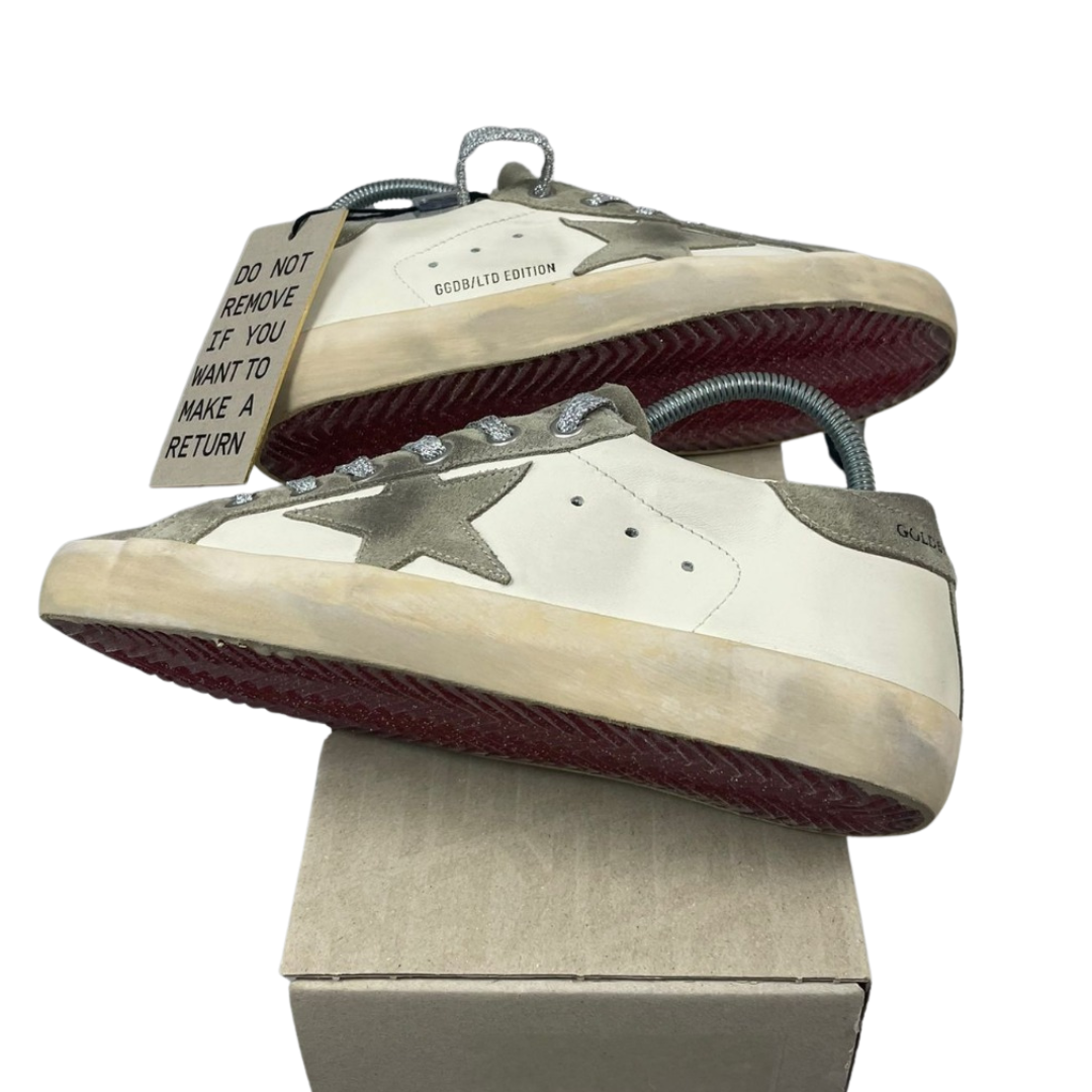Golden Goose Superstar Special Edition Sneakers (City Grey) (New) (Womens)