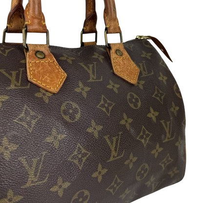 Louis Vuitton Speedy 25 Monogram Handbag (Brown) (Vintage)