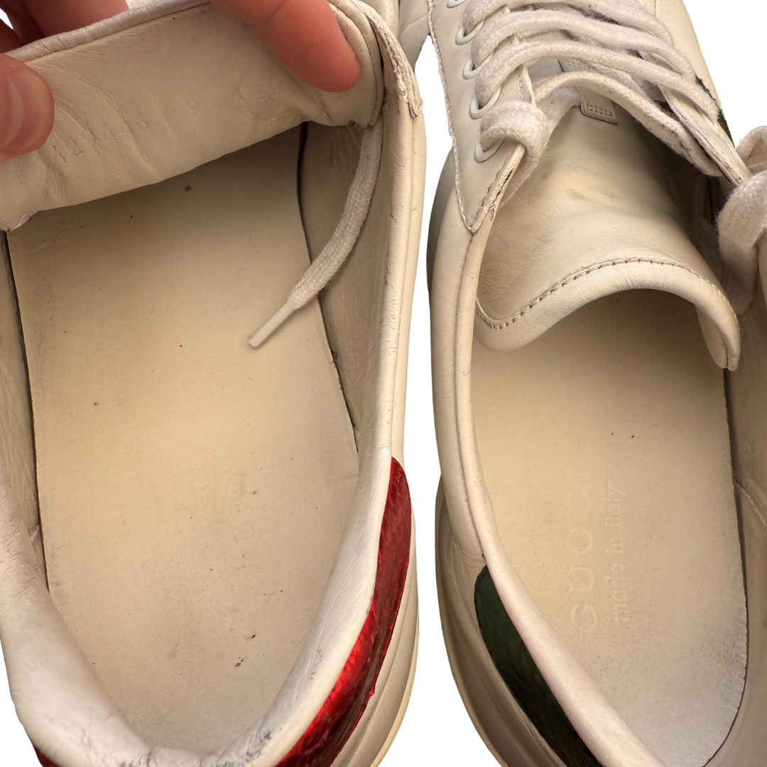 Gucci Ace Sneakers (White)
