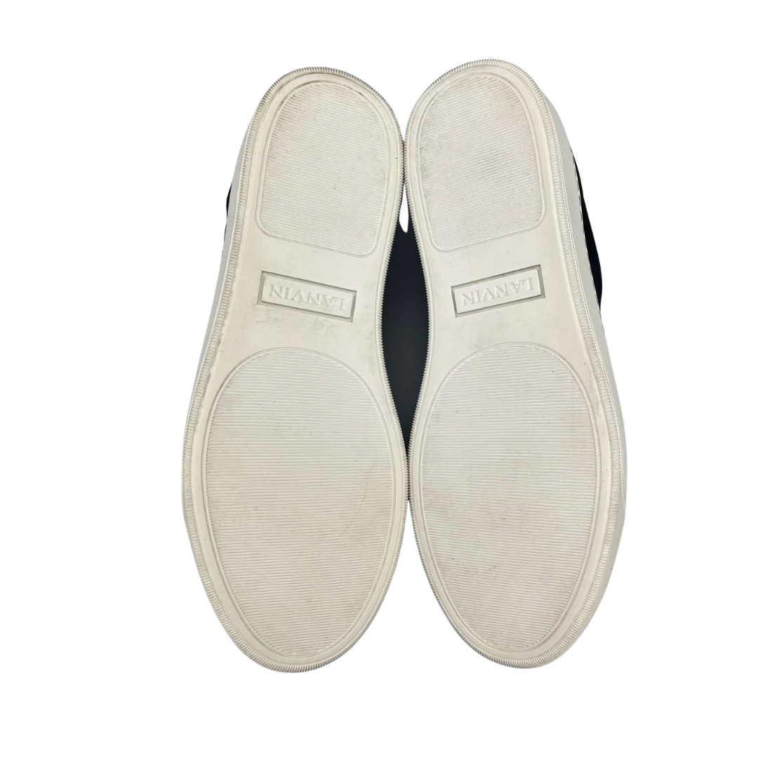 Lanvin Cap Toe Sneakers (Black)