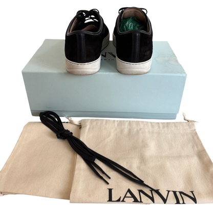 Lanvin Cap Toe Sneakers (Black)
