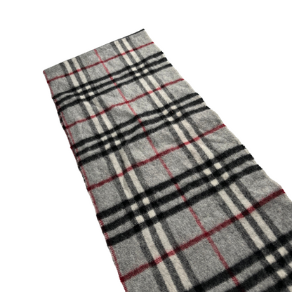 Burberry Scarf (Grey) (Vintage)