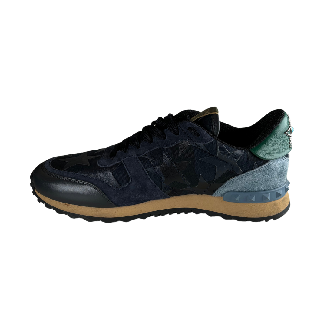 Valentino Garavani Rockrunner Sneakers (Navy)