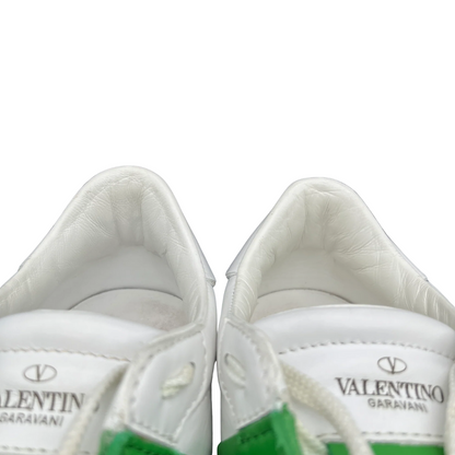 Valentino Garavani Open Sneakers (White Green)
