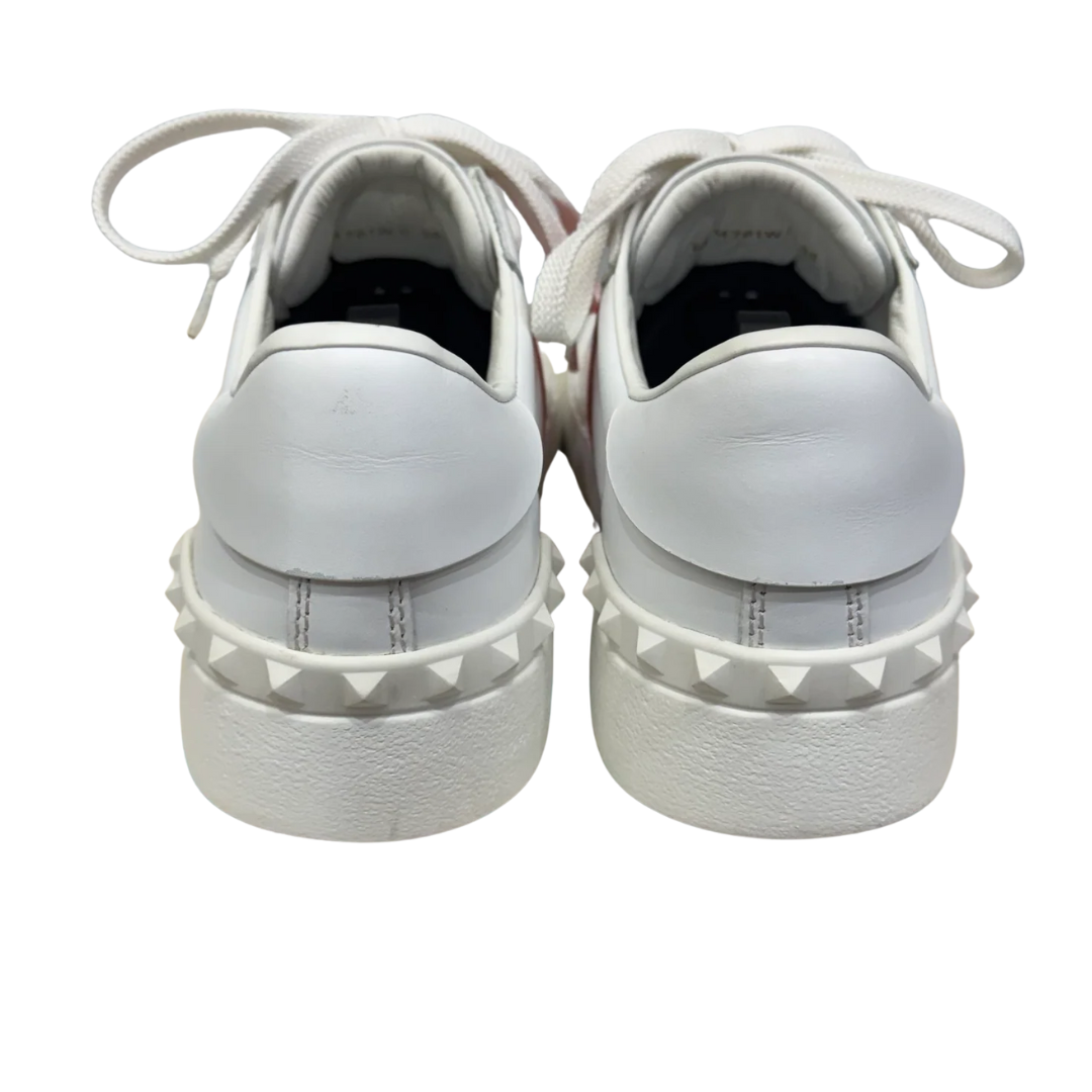 Valentino Garavani Open Sneakers (Patent Pink) (Women's)