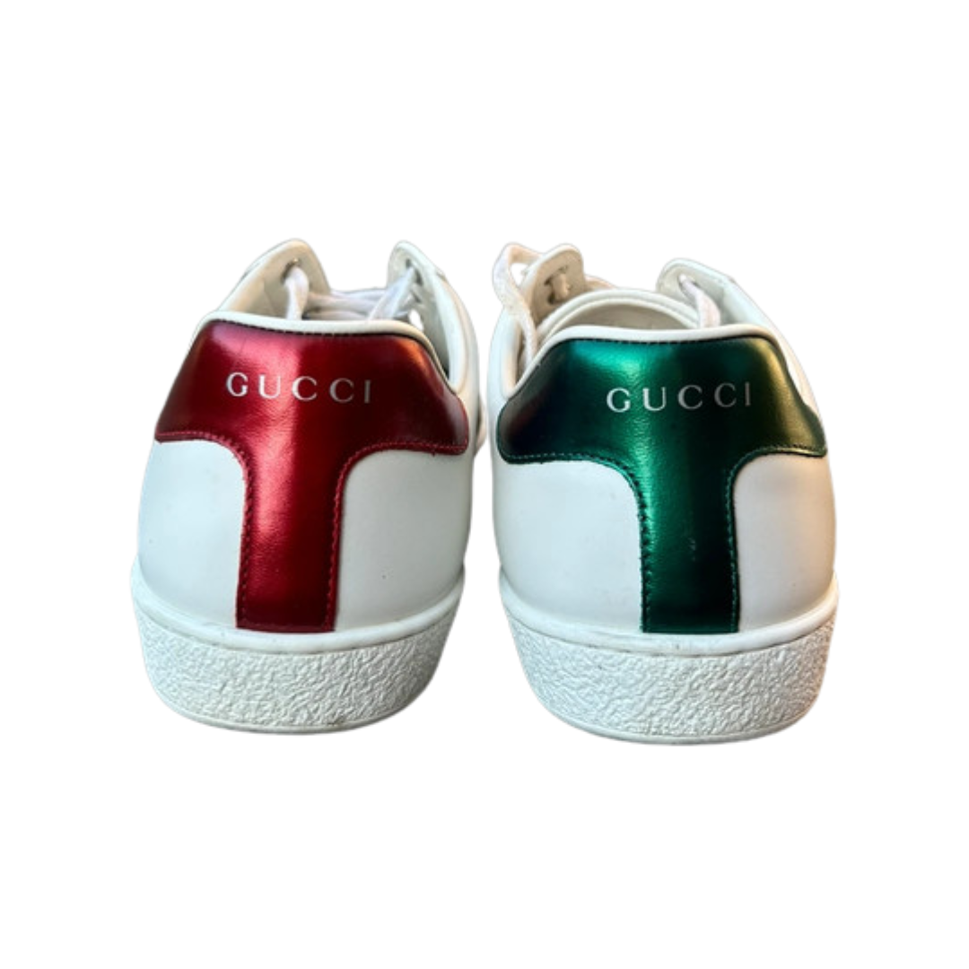 Gucci Ace Sneakers (White)