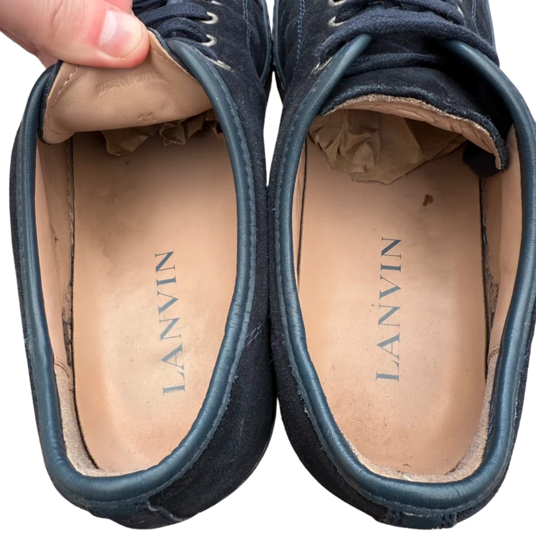 Lanvin Cap Toe Sneakers (Black)