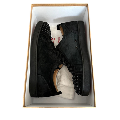 Christian Louboutin Louis Junior Spike Sneakers (Black)