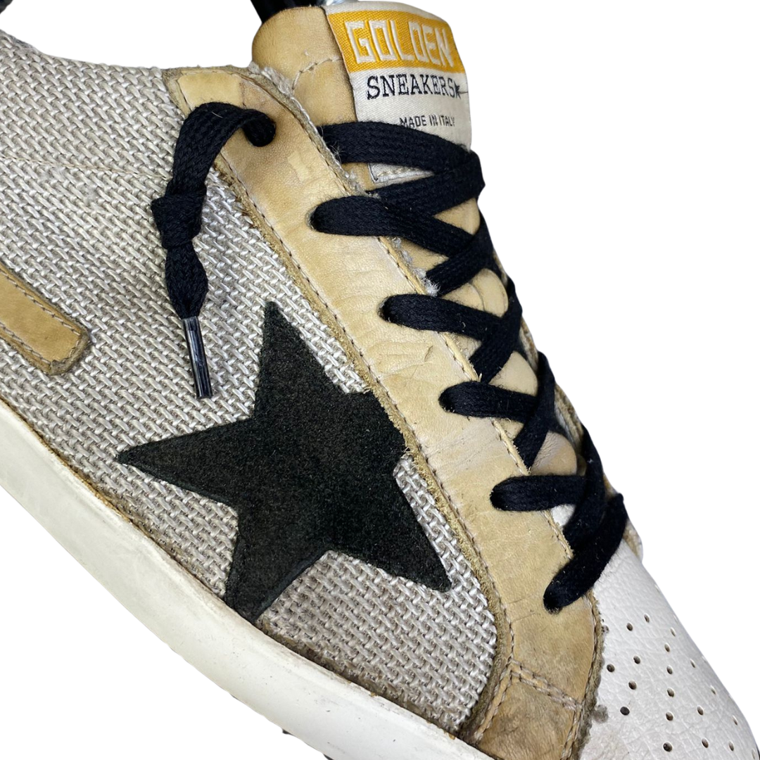 Golden Goose Superstar Sneakers (Beige Grey) (Women's)