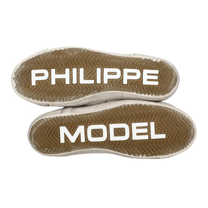 Philippe Model PRSX Sneakers (White Ecru) (New)