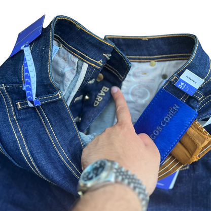 Jacob Cohën Bard Slim Fit Jeans (Navy) (New)