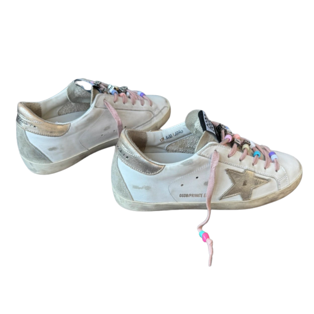 Golden Goose Super-Star (White Gold)