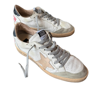 Golden Goose Ballstar Sneakers (White Black)