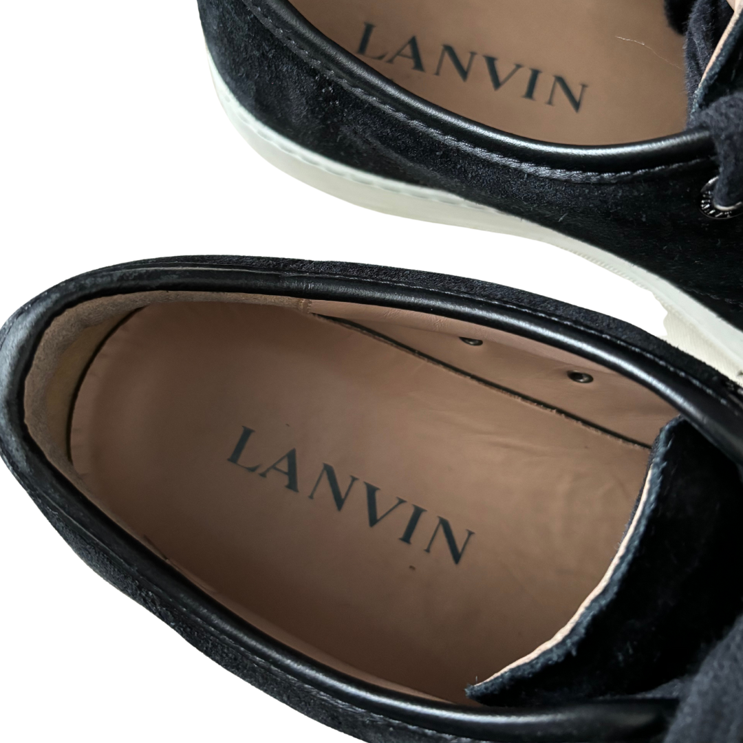 Lanvin Cap Toe Sneakers (Black)