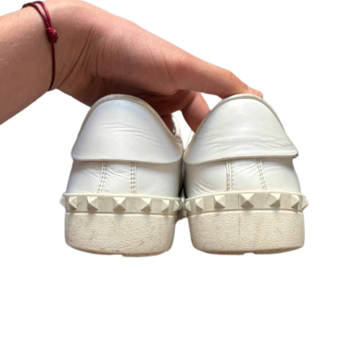 Valentino Garavani Open Sneakers (White Navy)