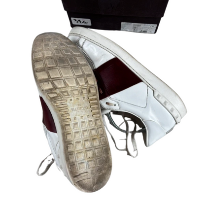 Valentino Garavani Open Sneakers (White Red)