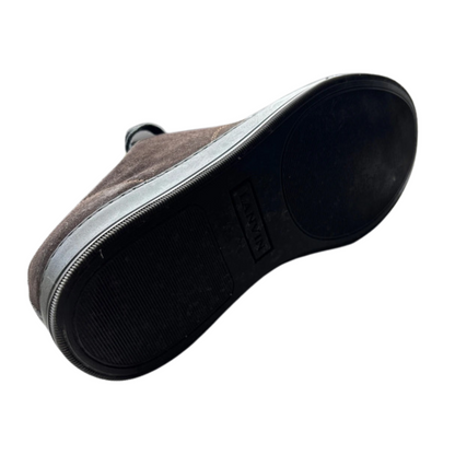 Lanvin Cap Toe Sneakers (Dark Brown)