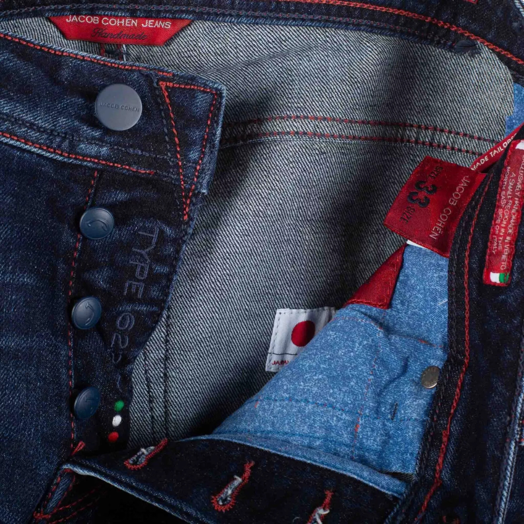 Jacob Cohën 622 Slim Fit Jeans (Navy) (New)