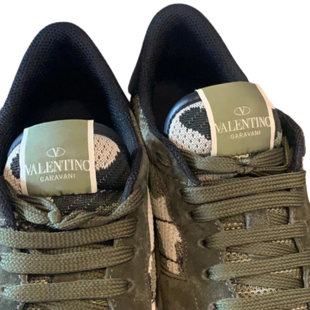 Valentino Garavani Rockrunner Sneakers (Dark Green)