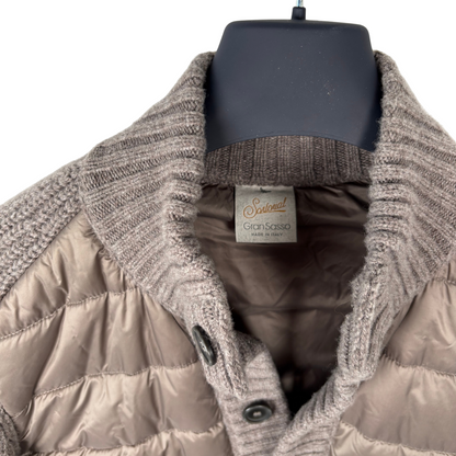 Gran Sasso Down Cardigan Jacket (Grey)