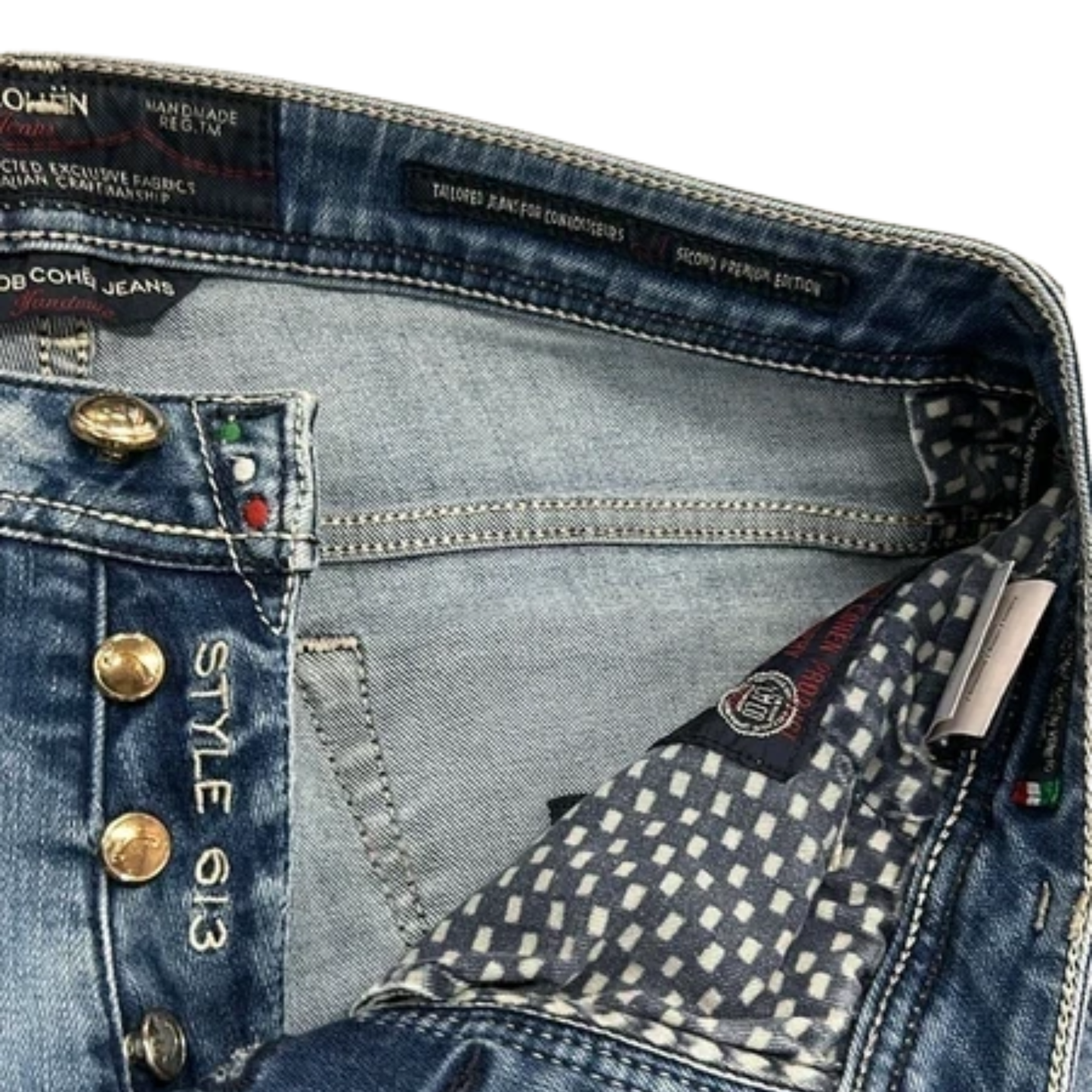 Jacob Cohën 613 Slim Fit Jeans (Navy)