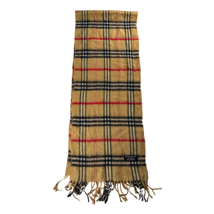 Burberry Scarf (Light Beige) (Vintage)