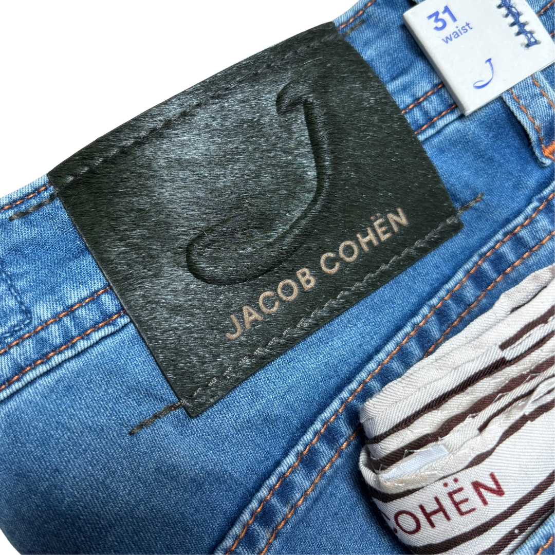 Jacob Cohën 688 Slim Fit Jeans (Navy) (New)