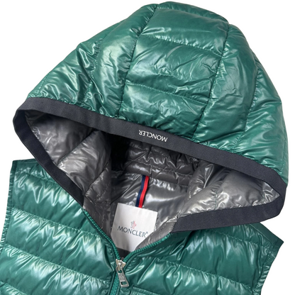 Moncler Ragot Down Gilet Vest (Dark Green)