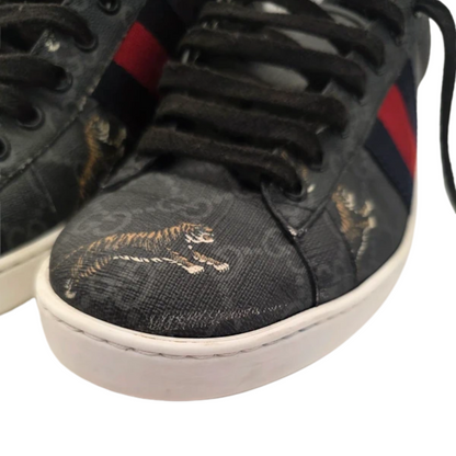 Gucci Ace Sneakers (Black)