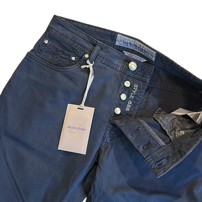 Jacob Cohën 688 Slim Fit Jeans (Navy) (New)