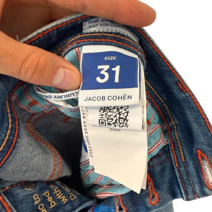 Jacob Cohën Nick Distressed Slim fit Jeans (Navy Blue)