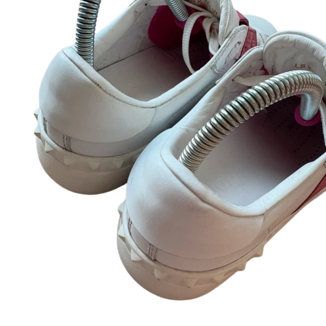Valentino Garavani Open Sneakers (White Gold) (Women's)
