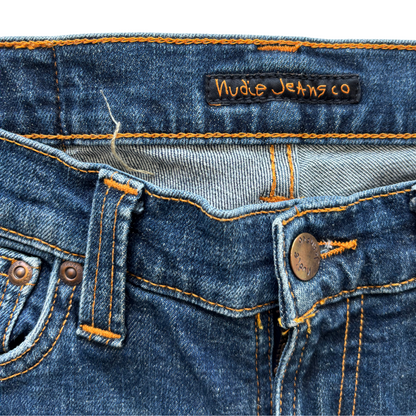 Nudie Tight Long John Slim Fit Jeans (Navy)