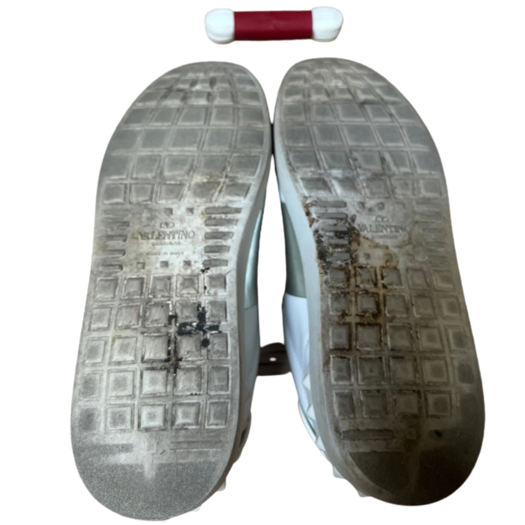 Valentino Garavani Open Sneakers (White Gold) (Womens)