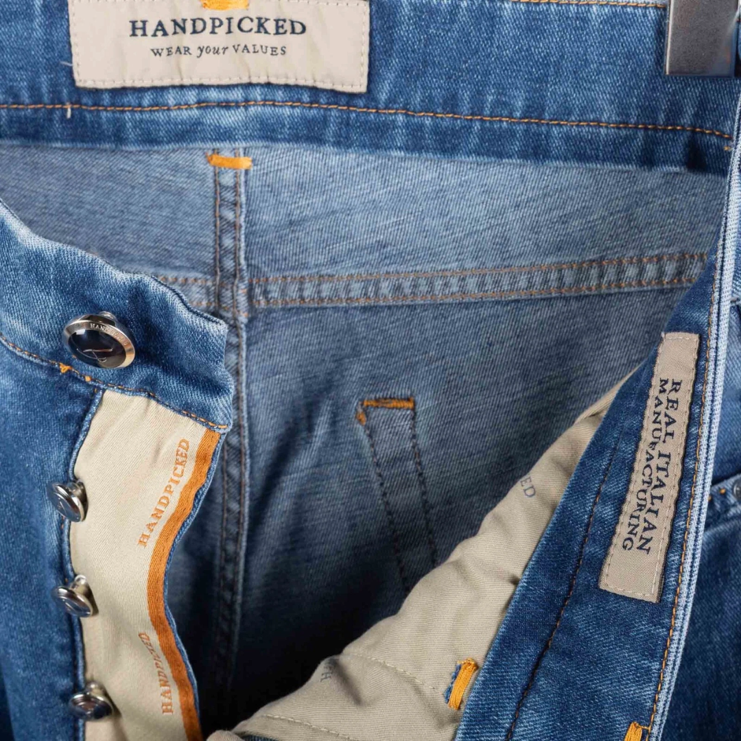 Handpicked Ravello Slim Fit Jeans (Blue) (New)