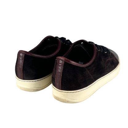 Lanvin Cap Toe Sneakers (Burgundy)