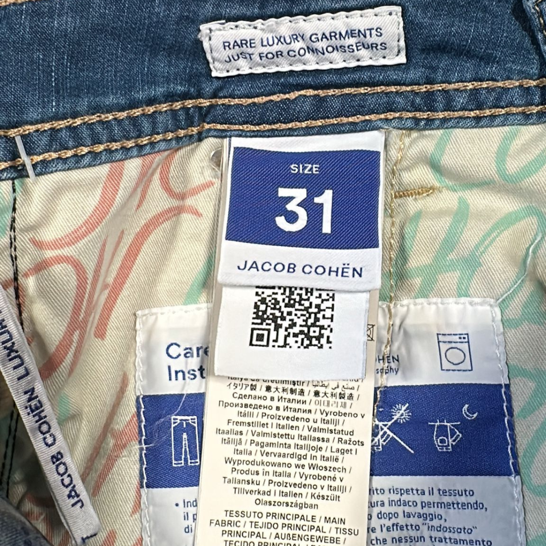 Jacob Cohën Lou Bermuda Shorts (Navy) (New)