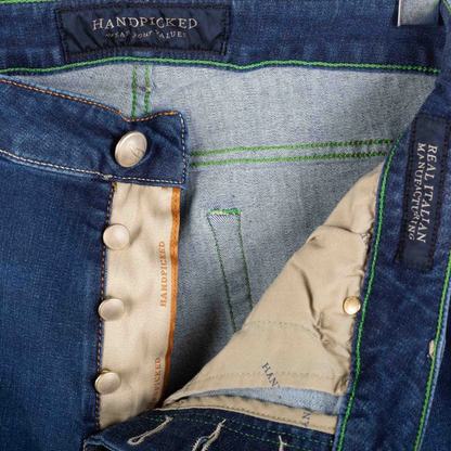 Handpicked Ravello Slim Fit Jeans (Navy) (New)